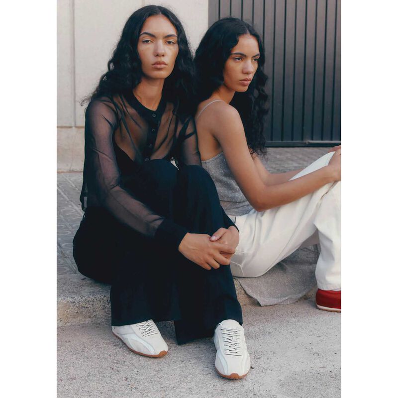 Alohas Tb.304 Nylon Leather Sneakers image number 1